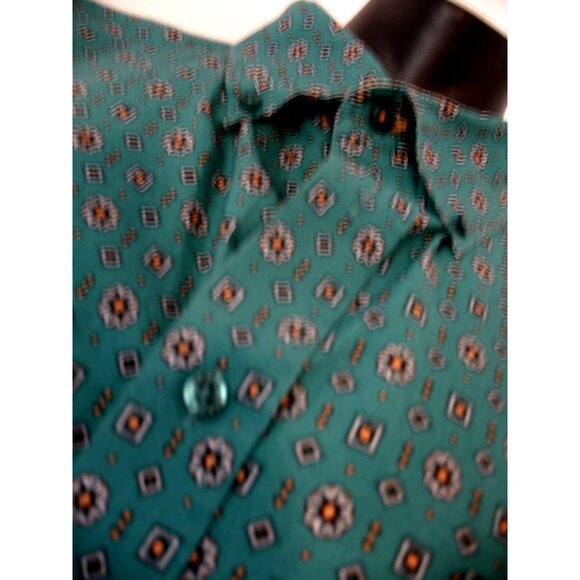 Cinch Men's Size XXL Shirt Long Sleeve Button Down Patterned, Shirt L Sleeve - Picture 9 of 11